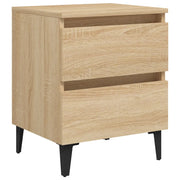 Comodino | Armadio da Notte | Mobiletto da notte Rovere Sonoma 40x35x50 cm in Legno Multistrato