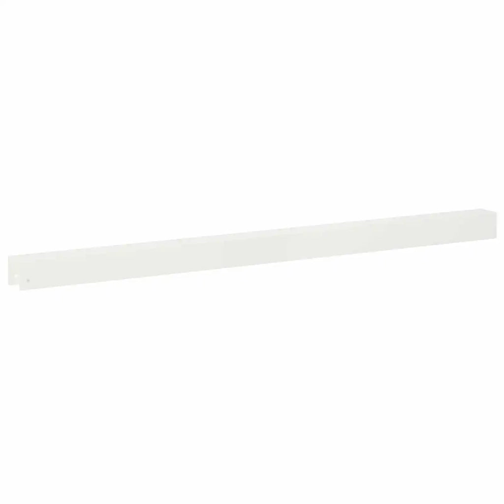 Profilo di copertura per giardino 10 pz 100 x 5 x 5 cm Acciaio 8012994
