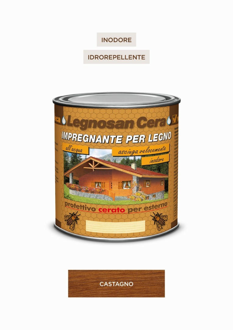 Legnosan Cera Castagno Ml 750 Veleca - Veleca