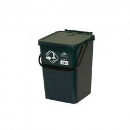 Secchio Differenziata Plastica Verde Con Coperchio 10 Litri - Art Plast