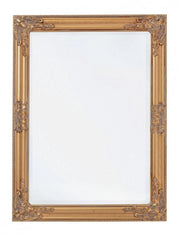 Specchio Legno Oro Classico da Interno 62x82 cm - HALL