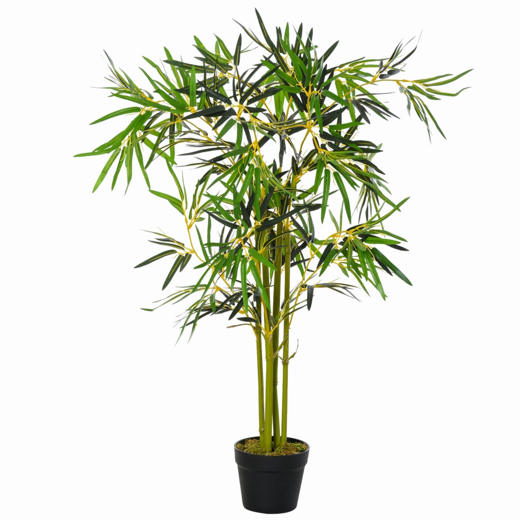 Pianta Artificiale in Vaso di Bamb¨´ ¨C Zephmum ¨C Verde 120cm
