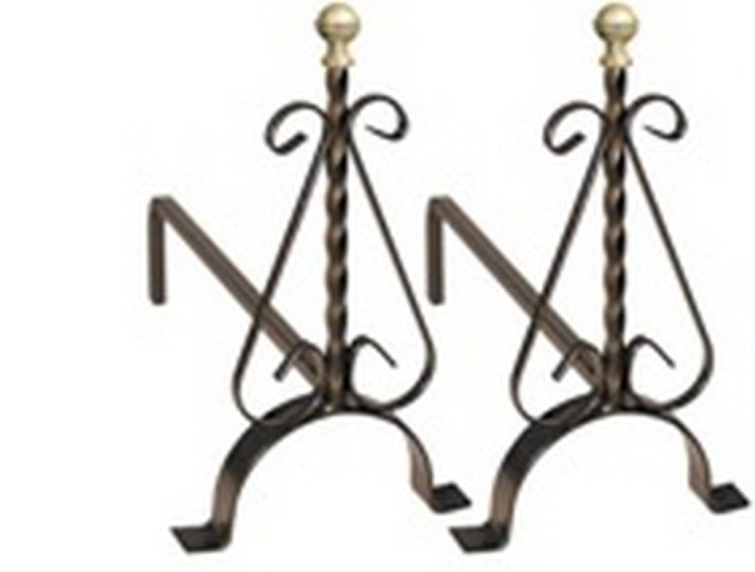 Alari Grandi Per Camino 41X15X40H Artiginaferro - Artigianferro