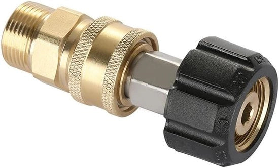 Set di Adattatori per Aspirapolvere a Doppia Viti | Set di Connettori Universali con M22-14 per Connettore Rapido | Adattatore per Sparatore | Adattatore Accessorio