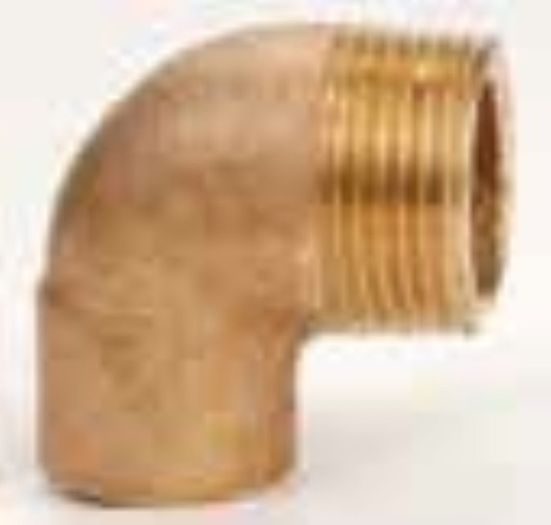 Raccordo A Saldare Bronzo Maschio Gomito 28X1 Set 5 Pezzi - Ibp Banninger
