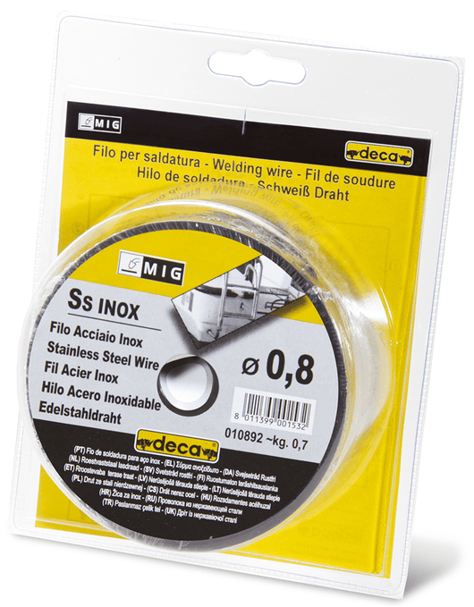 Filo Inox D.0,8 Kg.0,7 Bobina 100Mm - Deca Diffusion