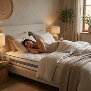 Materasso Ortopedico 140x200 cm H4 Alto 25 cm con 7 Zone a Molle Insacchettate; Schiuma Comfort e Certificazione OEKO-TEX