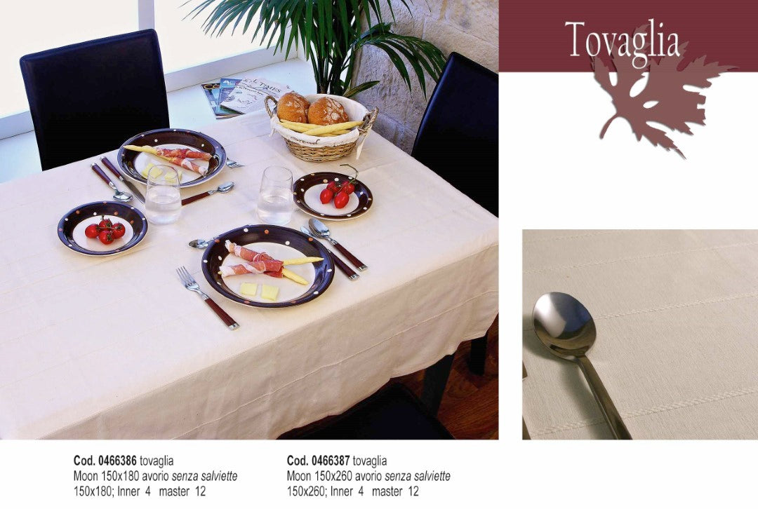 Tovaglia Moon 150X180 Avorio Bizzotto - Bizzotto