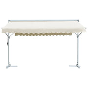 Tenda da Sole a Gazebo-Tenda da giardino 4x3 m Crema