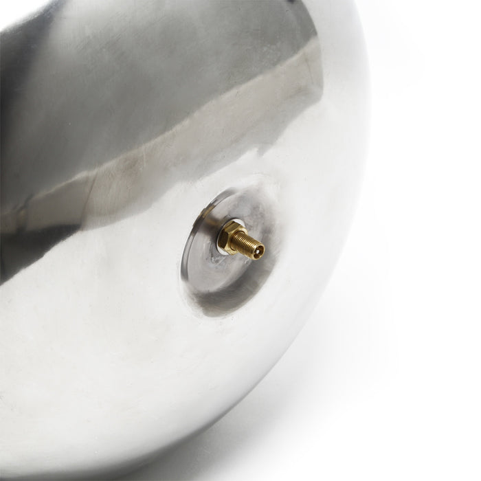 Vaso di espansione 100 l orizzontale acciaio inox per impianti idrici, sistemi autoclave, membrana EPDM