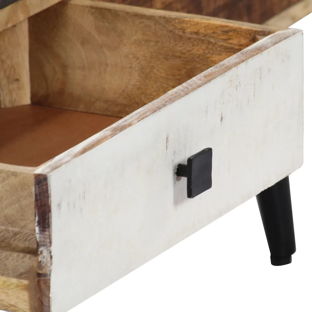 Credenza | Madia | Buffet da pranzo | Armadio da pranzo 118x30x62 cm in Legno Massello di Mango