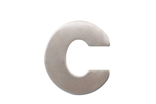 Lettera Civico In Acciaio C 60 Mm - Masidef