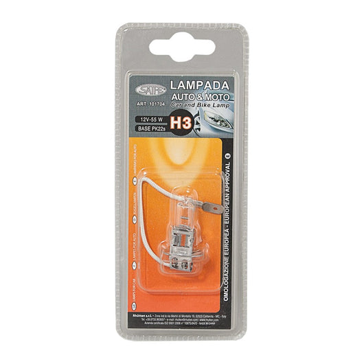 Lampada H3 12V 55W Pk22S Set 5 Pezzi - Rhutten