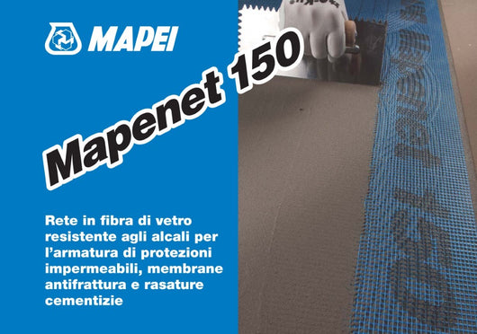 Mapenet 150 Rete In Fibra Di Vetro Per Mapelastic 50 Mt - Mapei
