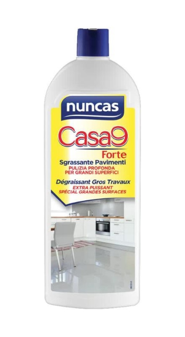 Nuncas Casa9 Forte Sgrassante Pavimenti 1 Litro - Nuncas Italia