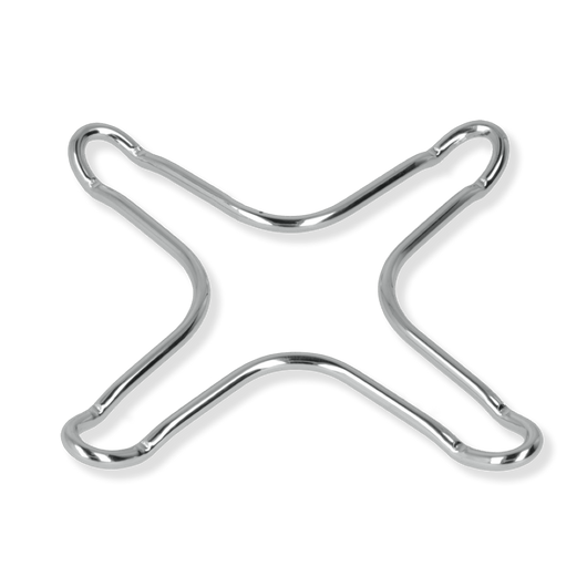 Set 2 Riduttori Cromati Per Fornelli - Metaltex