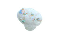 Pomolo Porcellana Ovale Bpn+Fiore Pezzi 1 - Masidef