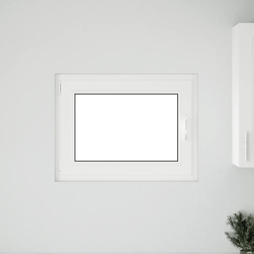 Finestra Seminterrato RISOR 80x60 cm Anta Ribalta DIN Sinistra 4108311