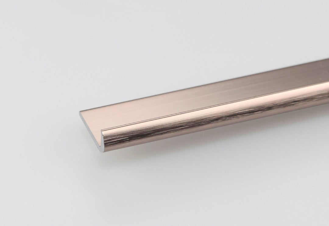 Profilo Da 1 Metro Unghietta 18X1 Ramato Spazzolato Olat Set 5 Pezzi - Arcansas