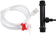 Iniettore di sostanza organica G3/4 - Sistema Venturi - Apparecchio di irrigazione - Sostanza liquida organica - Giardinaggio - Lunghezza del tubo 2,3 metri - Apparecchio di concimazione