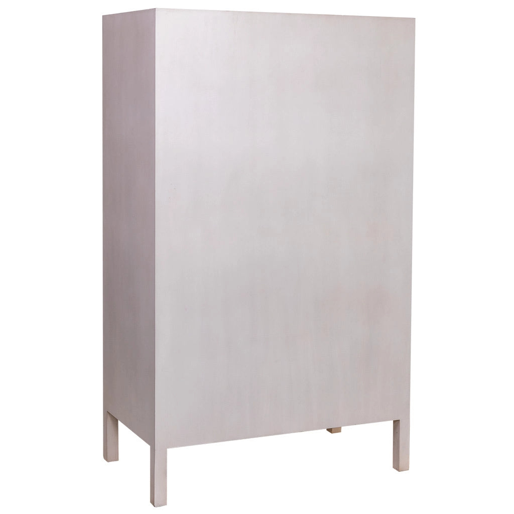 Armadio in legno con 4 cassetti e 2 porte 100x45x160