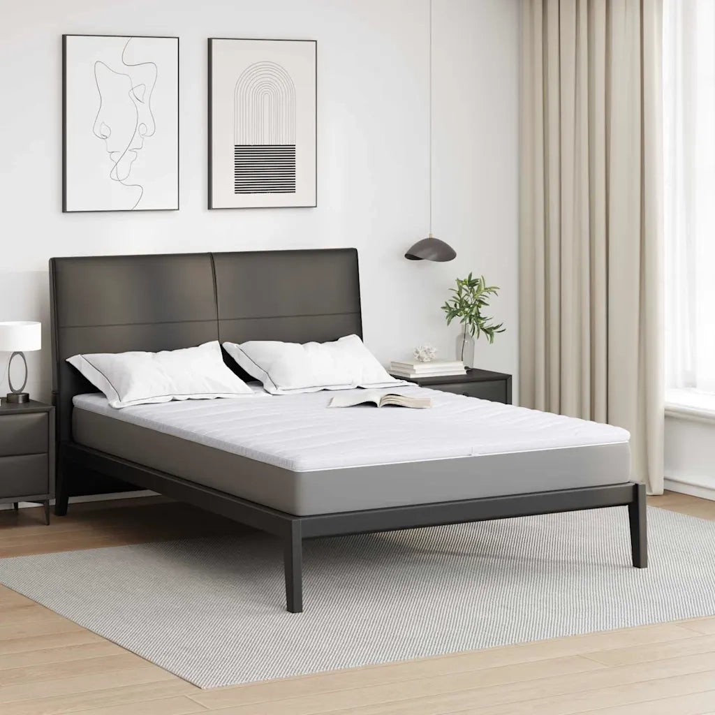 Topper per materasso Bianco 140 x 200 cm Tessuto a maglia CFW4026280