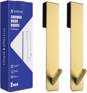 Hanger per doccia estesa - 2 pezzi - asciugamani - finitura oro