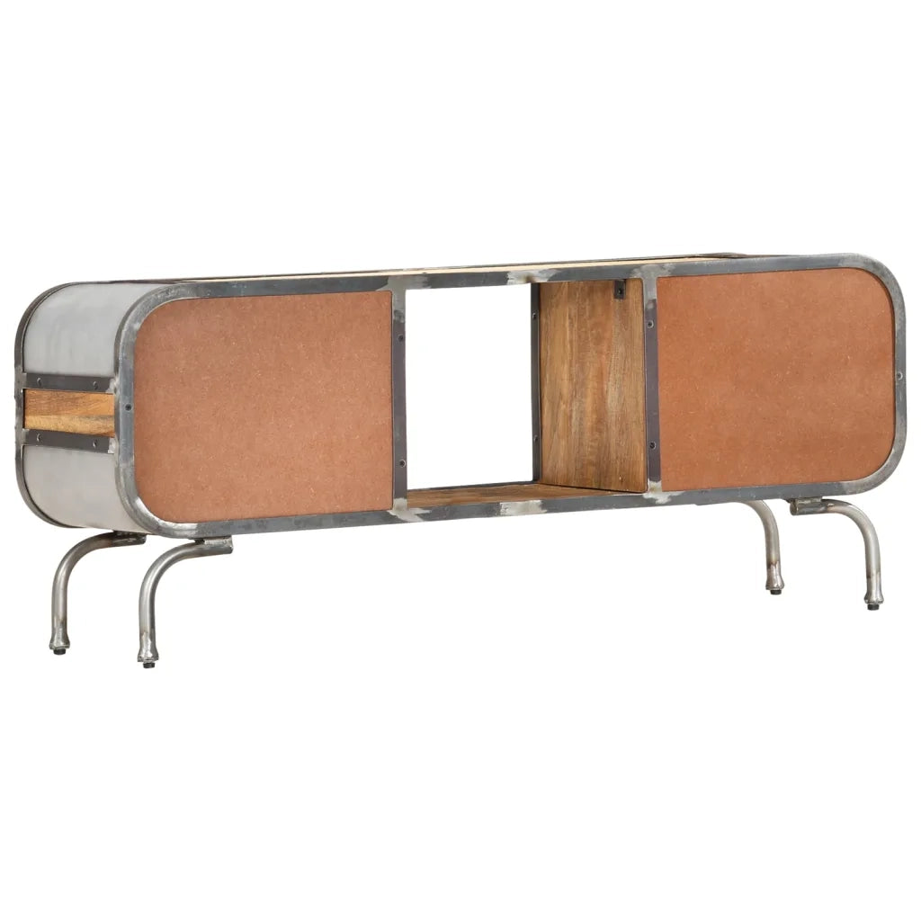 Mobile Porta TV-Credenza per TV 110x30x42 cm in Legno Massello di Mango