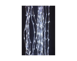 Cascata Luci 15 Rami 256 Led Microled Filo Rame Natale Bizzotto - Bizzotto
