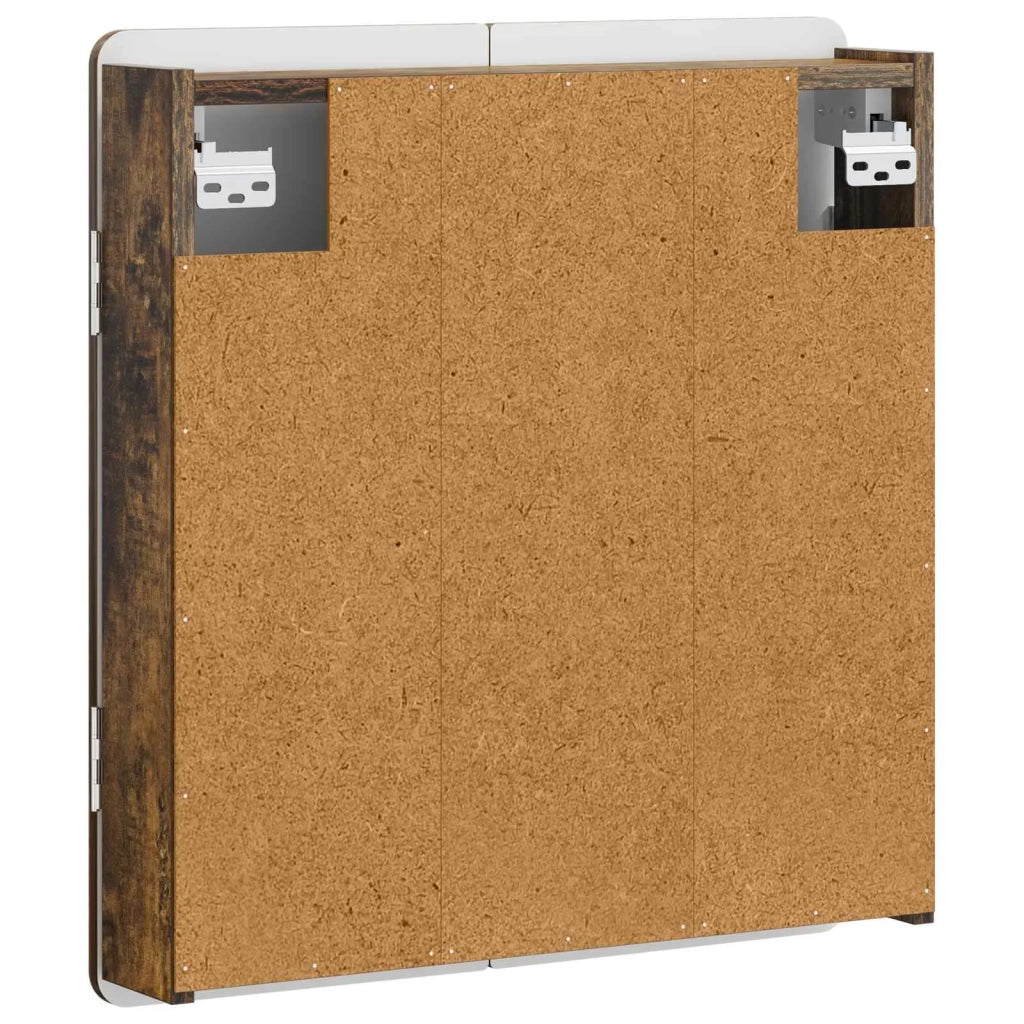 Armadio per Dartboard ZWOLLE Rovere Fumo 52,5 x 10,5 x 57,5 cm 896450