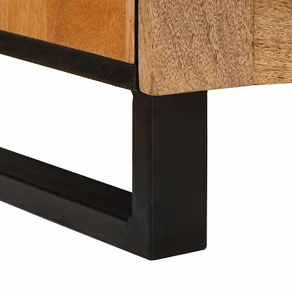 Comodino | Armadio da Notte | Mobiletto da notte con cassetto Naturale 40 x 33 x 46 cm