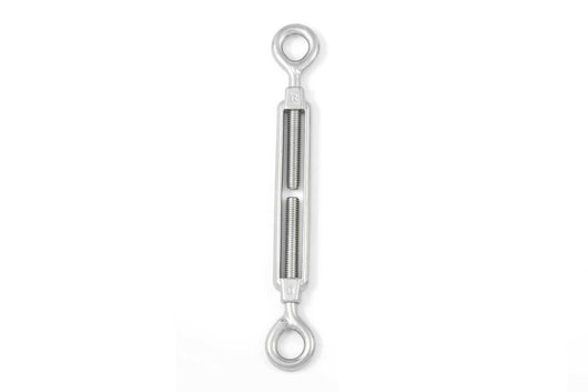 Tenditore Zincato Due Occhielli Diametro 8 Mm Set 5 Pezzi - Masidef