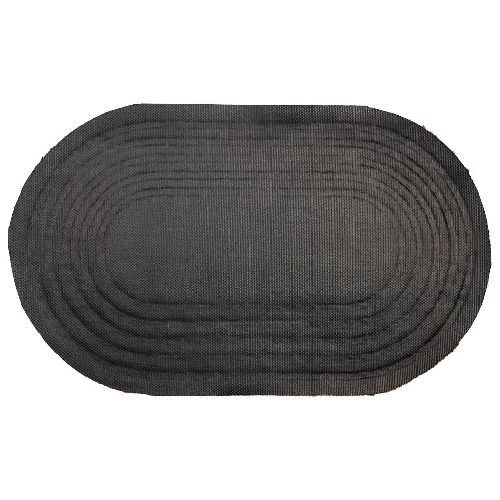 Zerbino in fibra pressata marrone 75x45