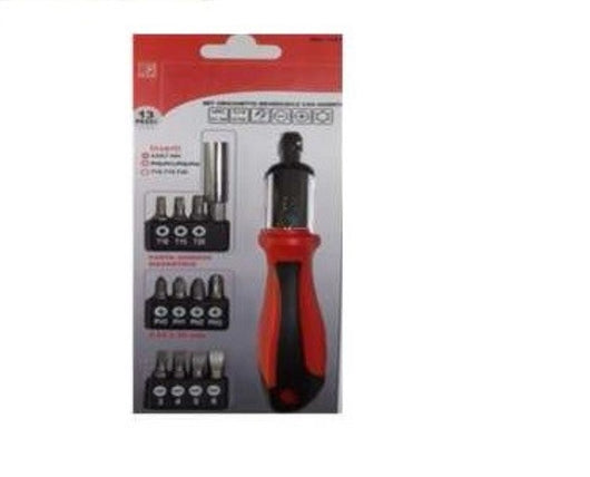 Cricchetto +Inserti Cr-V Pezzi 13 - Oreca New