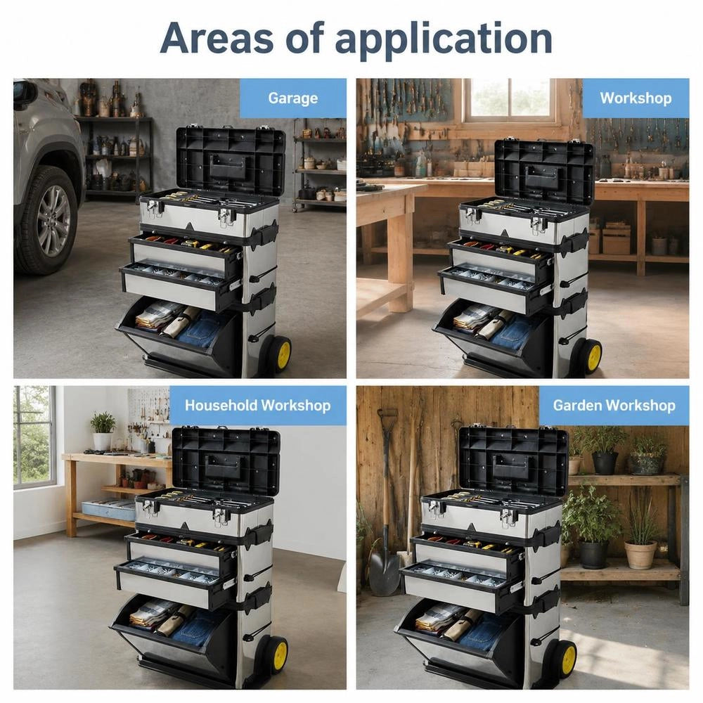 3-piece Tool Trolley