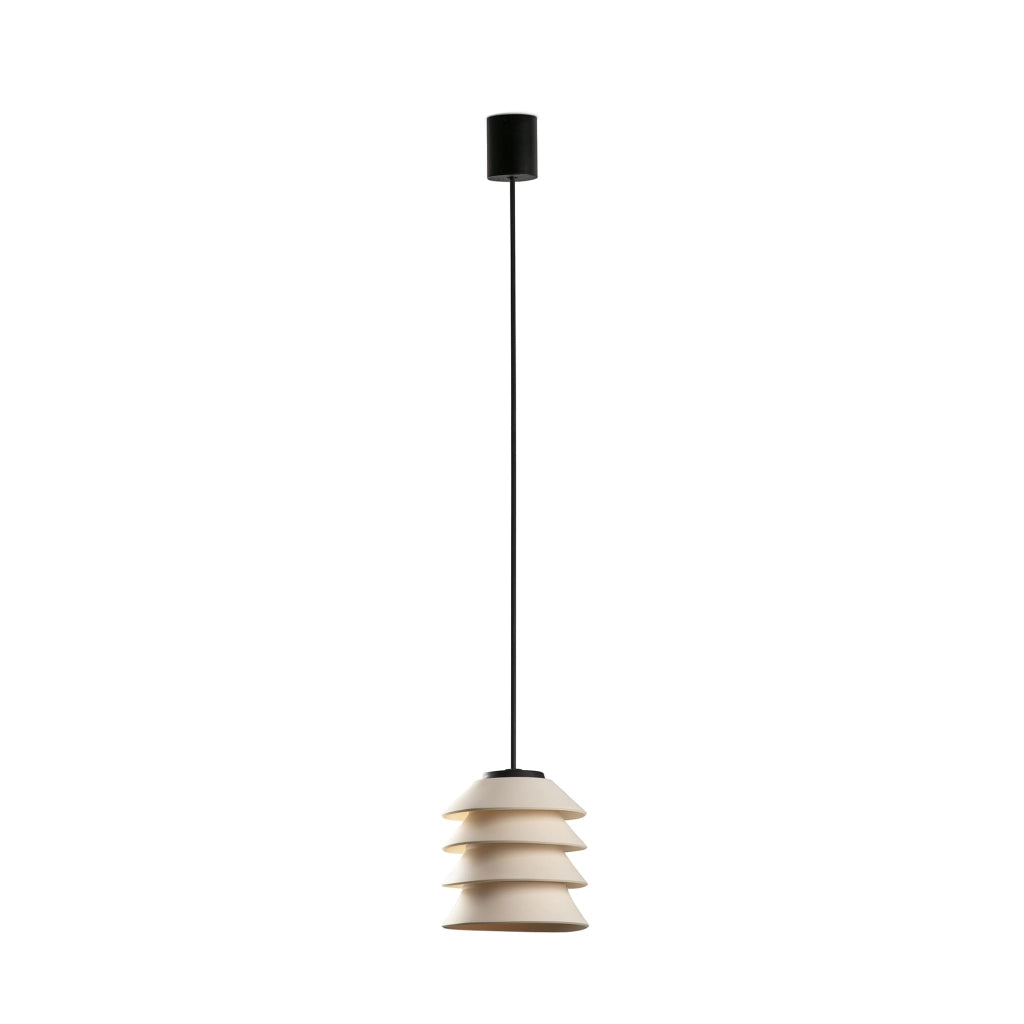 TOBA Lampadario con rosone beige