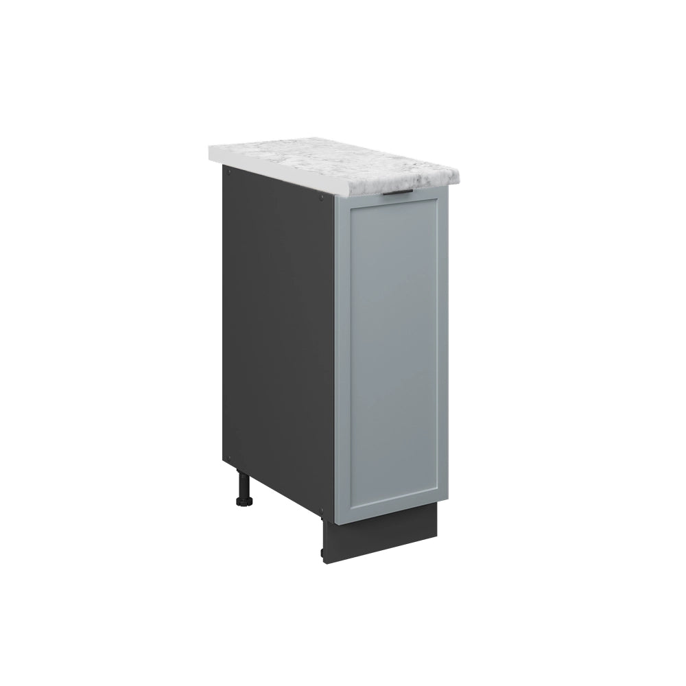 Vicco Armadio cucina dispensa alto Blu-grigio chiaro 30 cm , PL Marmo