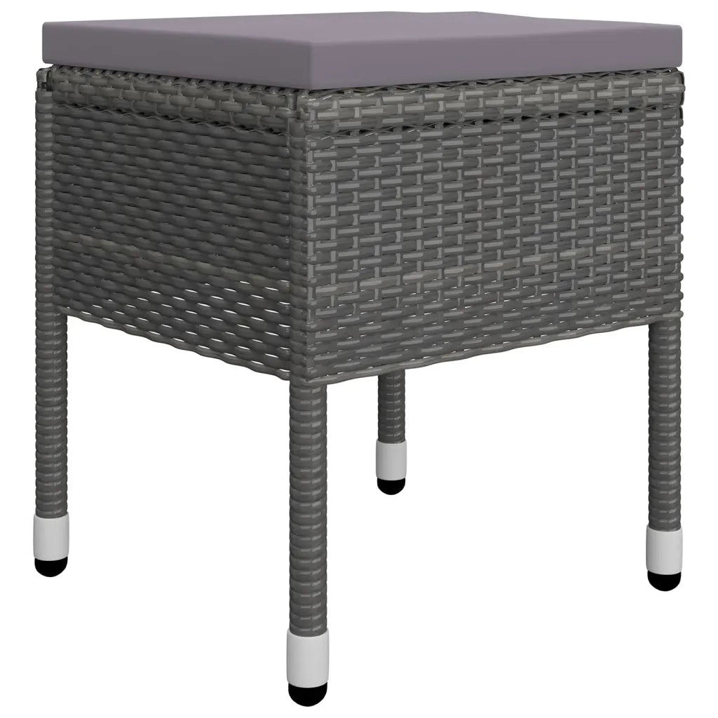 Set Mobili da Pranzo per Giardino 5 pz Grigio 3072122
