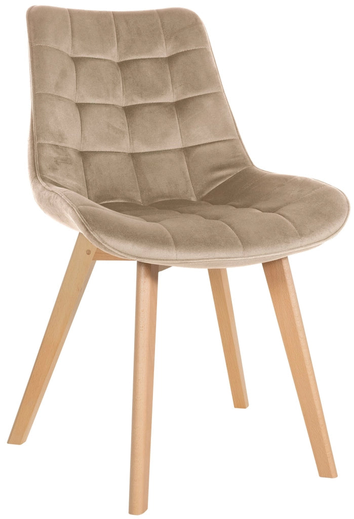 Sedia Brook Velvet marrone