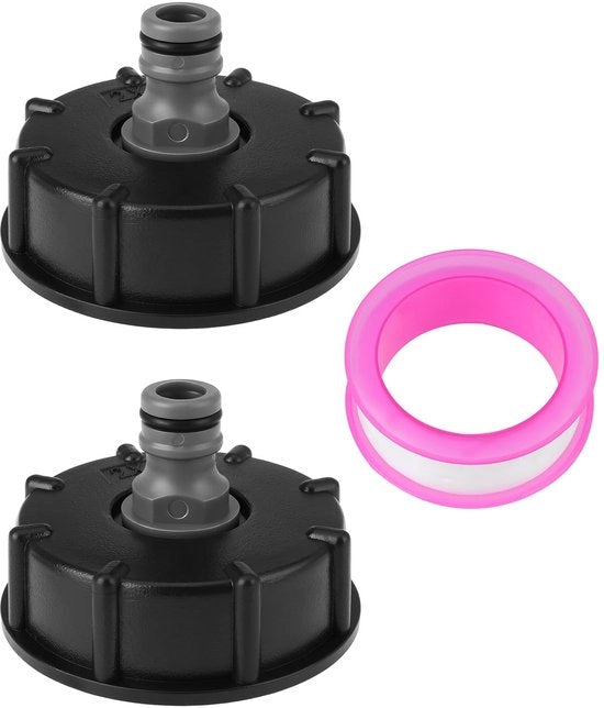 Filtro di acqua per camper - 2x Filtro di acqua per camper - Aria impermeabile - Adatto per connettore Hozelock - Ideale per camper - Caratteristiche tecniche: ...