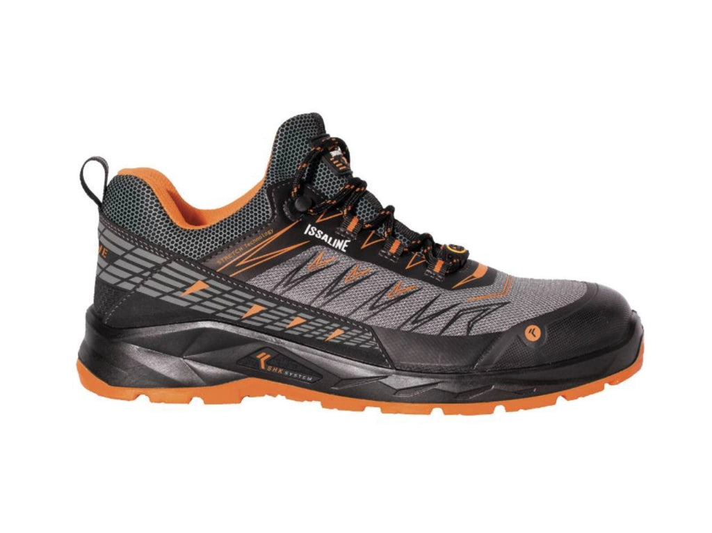 Issaline 4620043 Extreme Slip On Scarpa Antinfortunistica S3 SRC ESD Metal Free Puntale Fibra di Vetro colore Grigio e Arancio