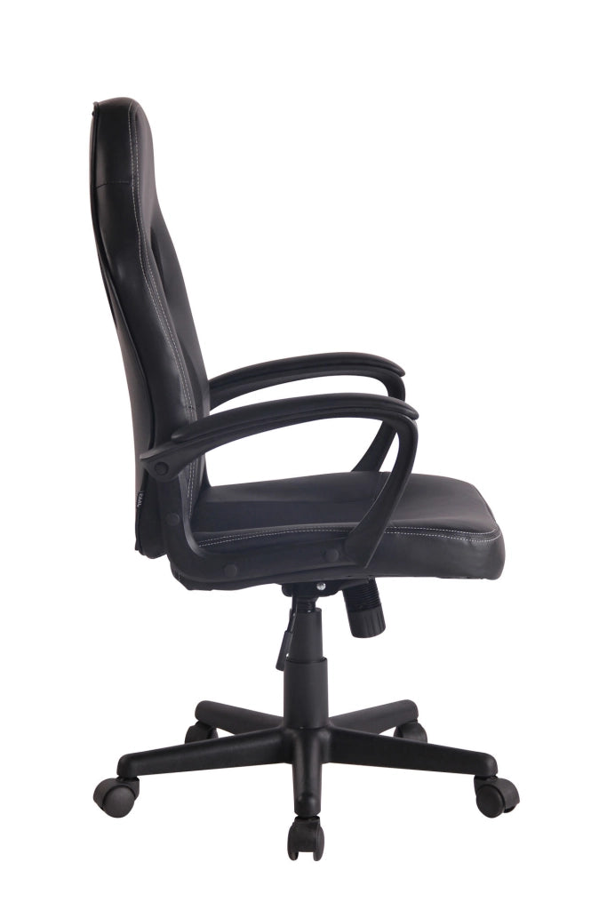 Sedia Gaming Elbing In Similpelle nero/nero