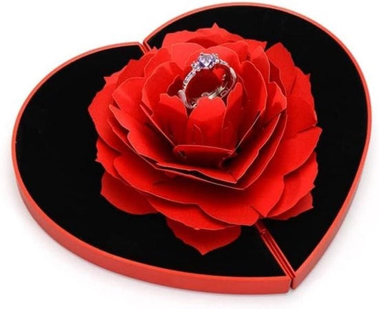 Scatola di Carta 3D - Scatola di Regalo Pop Up per San Valentino, Matrimonio e Proposta d'Impegno