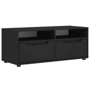 Mobile TV | Armadietto TV | Mobile Porta TV VISNES Nero 100x40x38 cm in Legno Multistrato