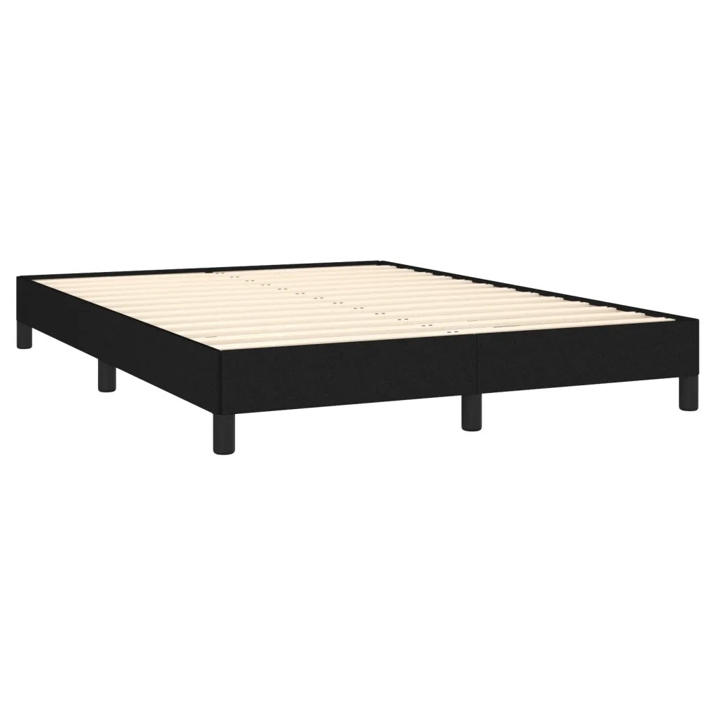 Giroletto senza Materasso Nero 140x200 cm in Tessuto 346722