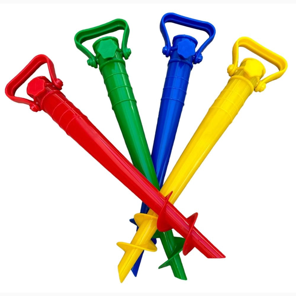 Picchetto per Ombrellone da Spiaggia in Abs 42 Cm Colori Assortiti