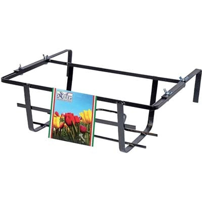 BALCONIERA TULIPANO REGOLABILE - FERRO BATTUTO VERN NERO CM 50X22 H.CM 15- 5 pezzi