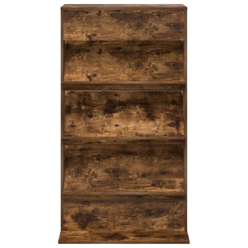 Scaffale per riviste Rovere fumé 70 x 41 x 126 cm 899531