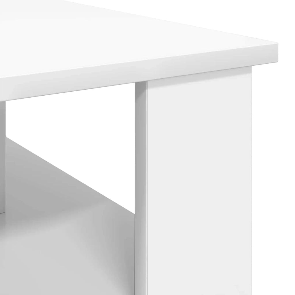 Tavolino da salotto Bianco 90 x 50 x 40 cm Legno multistrato