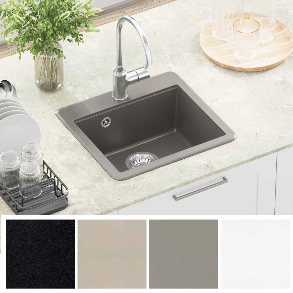 Lavello Grigio 470 x 440 mm Granito CFW2725484